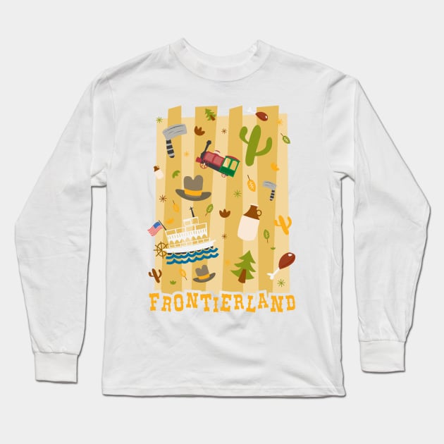 Frontierland Long Sleeve T-Shirt by jordihales